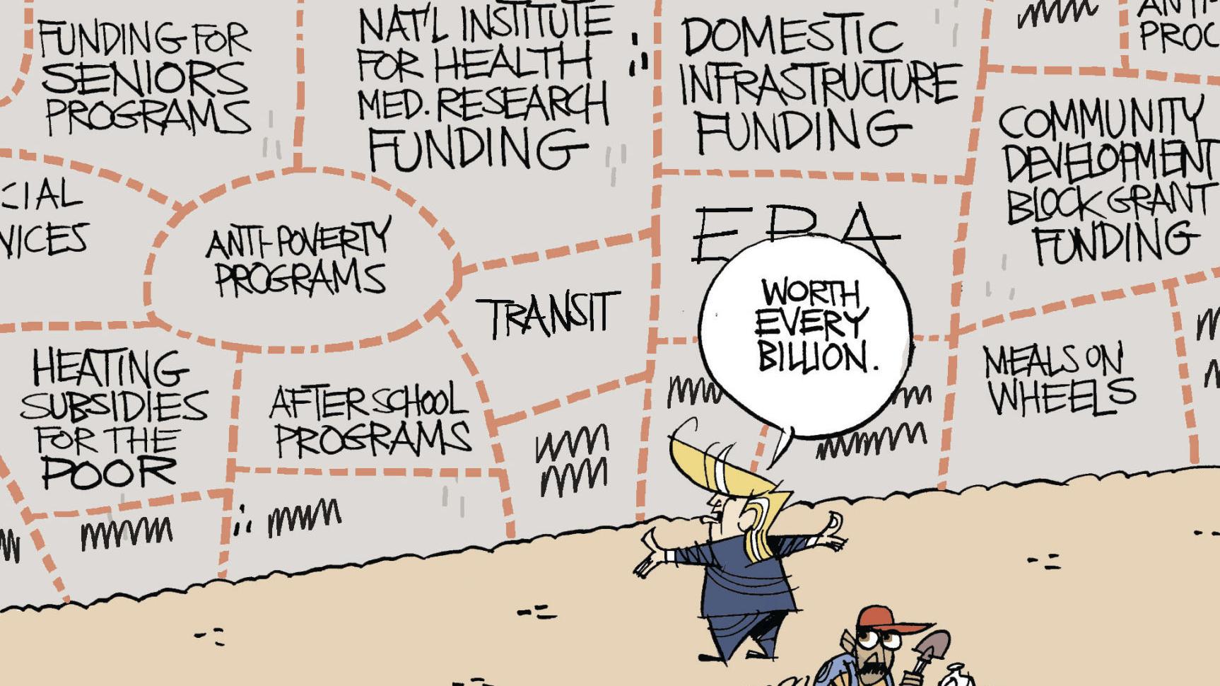 Daily Fitz Cartoon: Wall